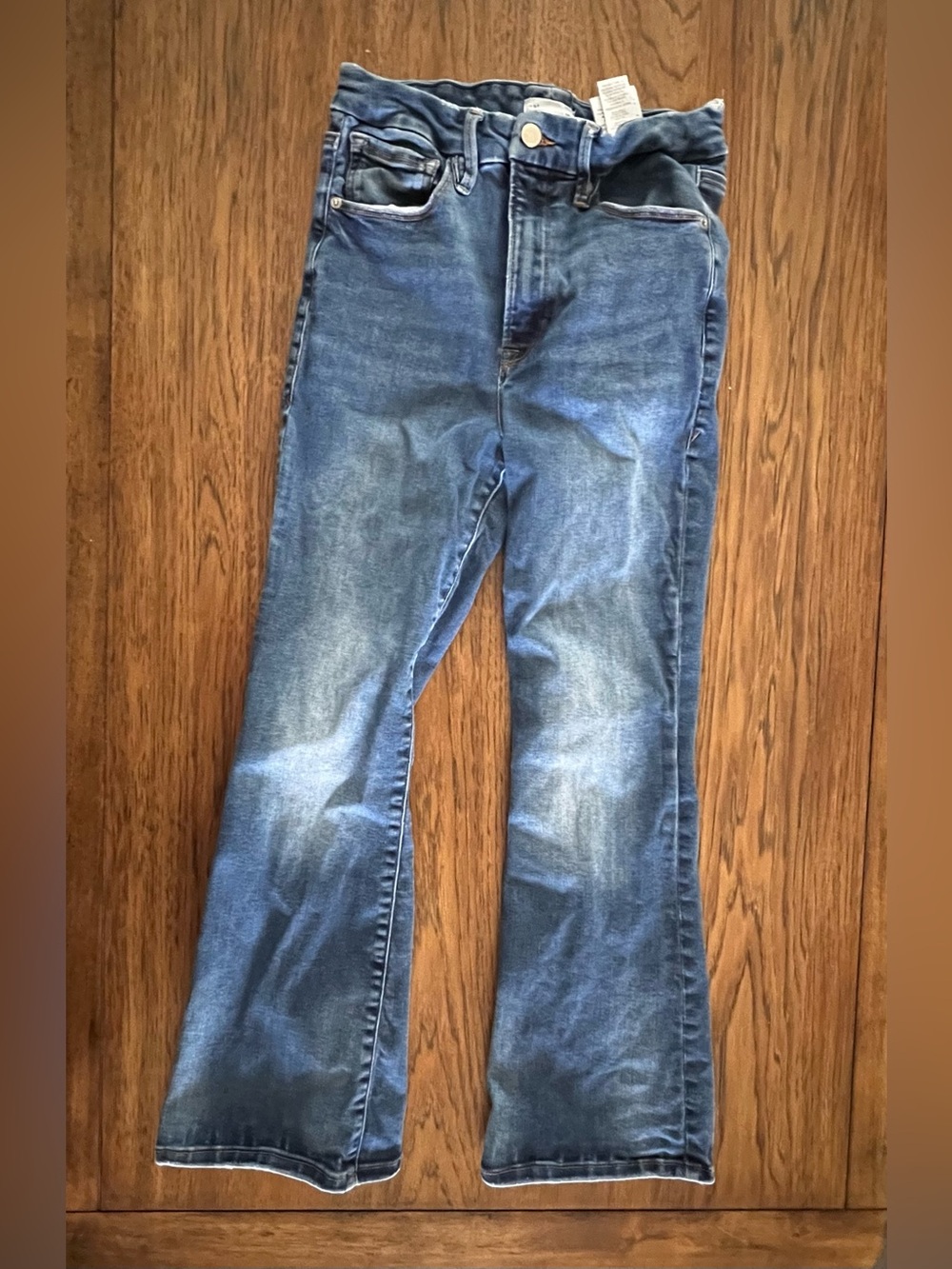 Good American Medium Blue Bootcut Jeans